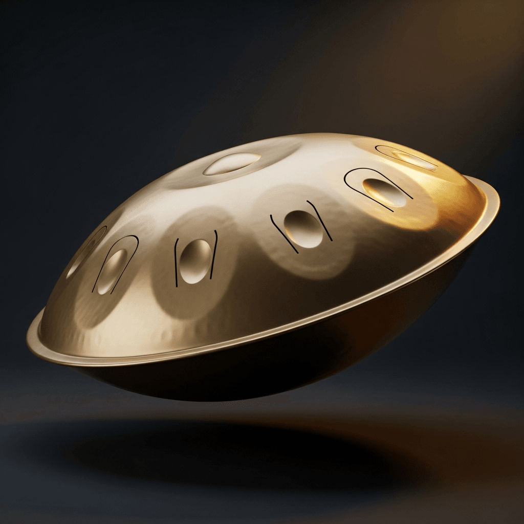 Handpan Mudra — instrumento de Fábio Stamato